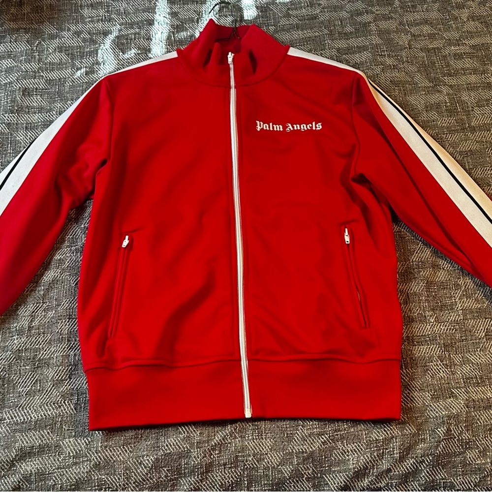 Palm Angels Red Track Jacket